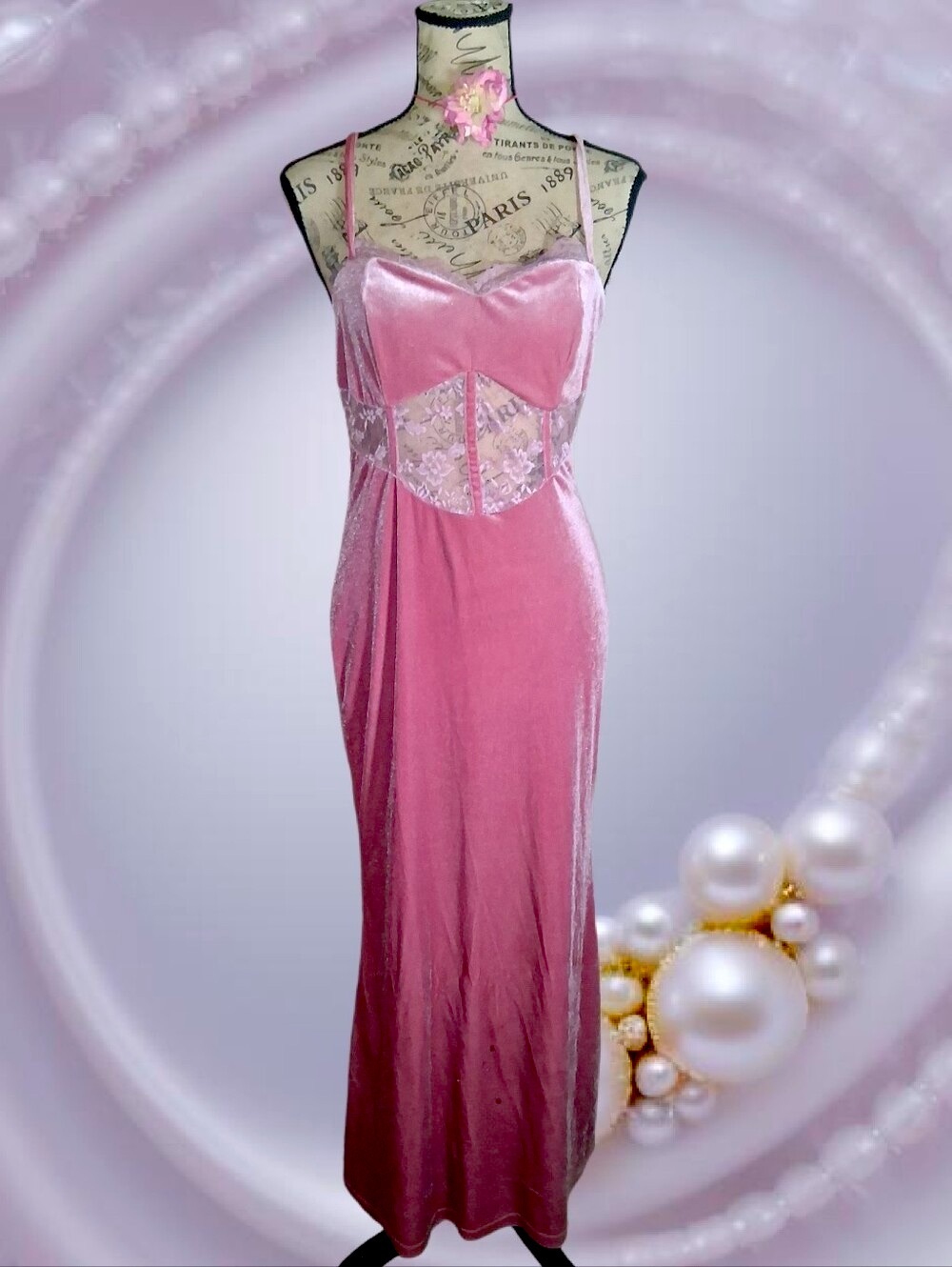 SHEIN Pink Maxi Dress Chic and Flowing